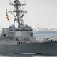 The USS Kidd, a Navy guided missile destroyer at the center of the drone incident in July 2019.
